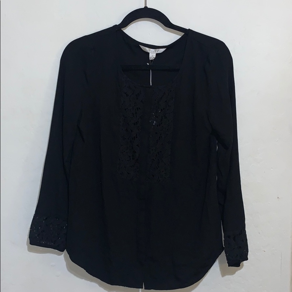 Black blouse from Lauren Conrad